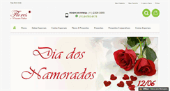 Desktop Screenshot of floresepresentesonline.com.br